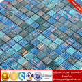 China supply products bule mixed Hot - melt mosaic swimming pool floor tile
